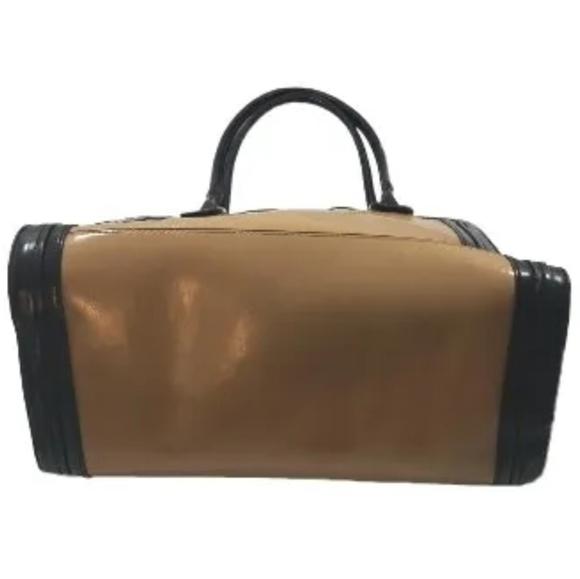 Giani Bernini Two-Tone Glazed Tote Hand Bag Leather Purse. - Picture 9 of 13